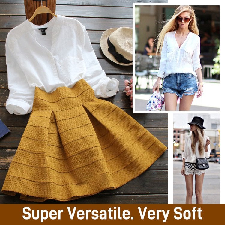 Linen Cotton Casual Loose Shirt-Buy 3 Get Free Shipping