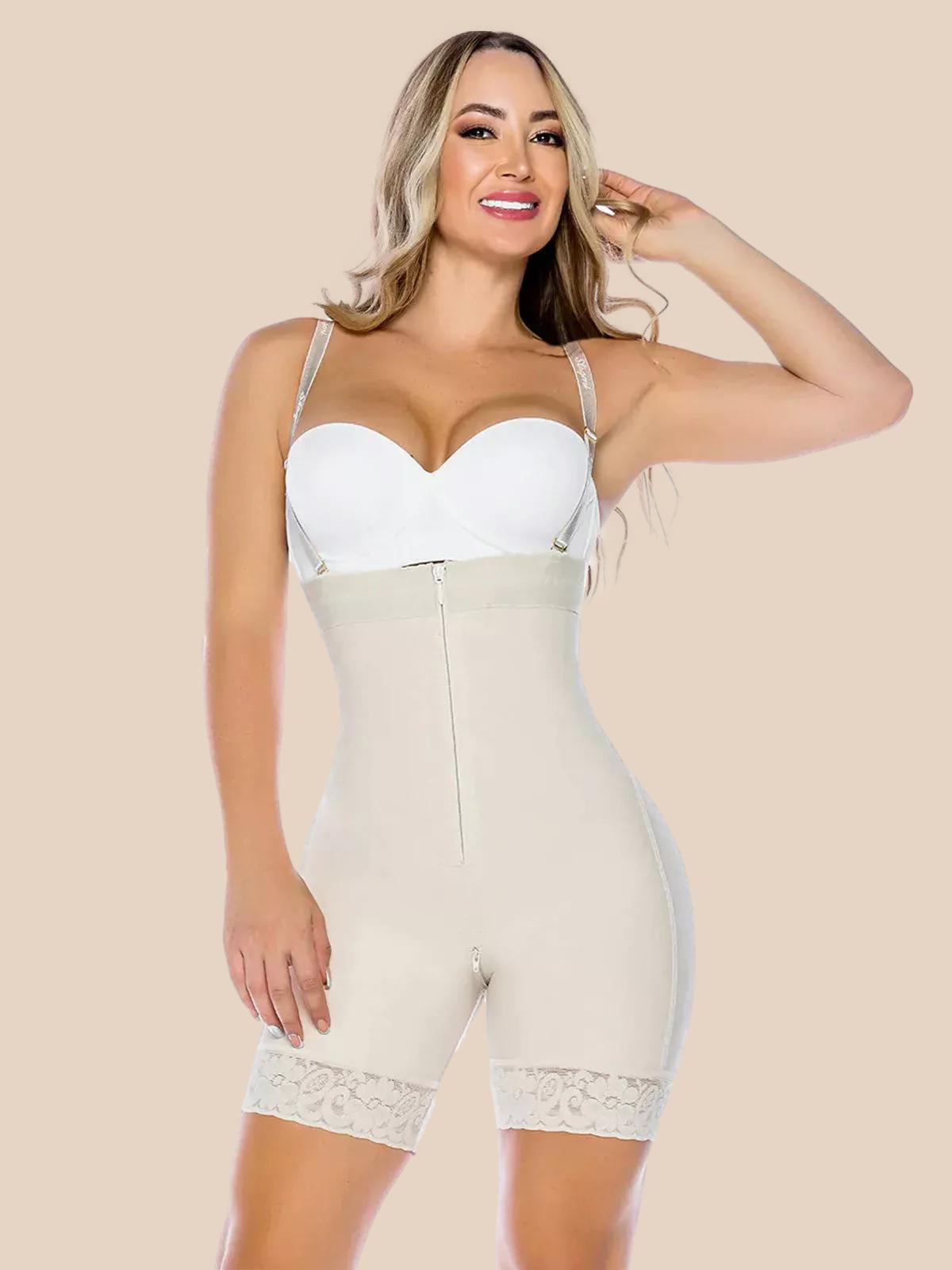 Butt Lifter Shapewear Shorts Crotch with Zipper Ref 1008